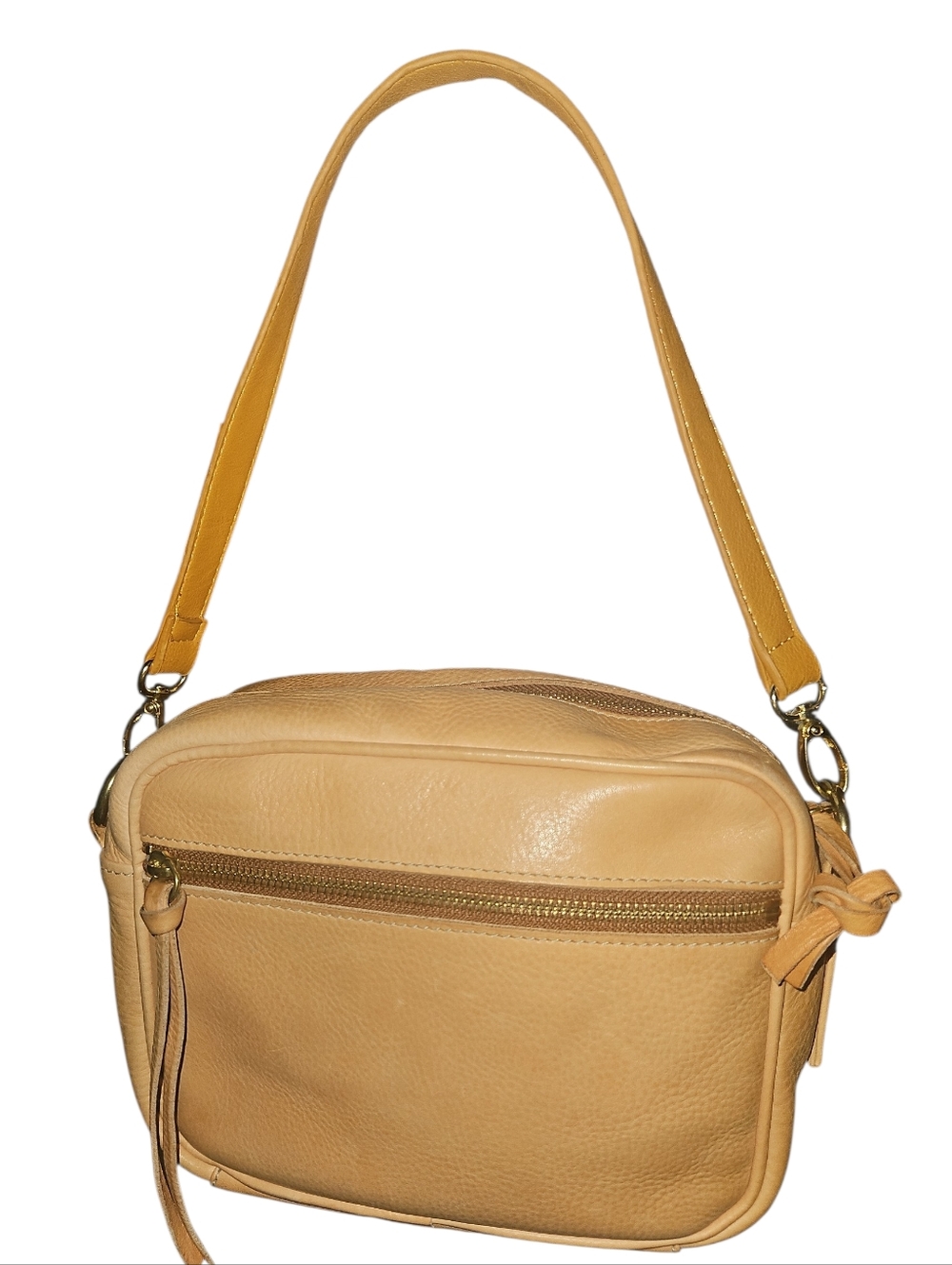 Roots Leather Shoulder Bag